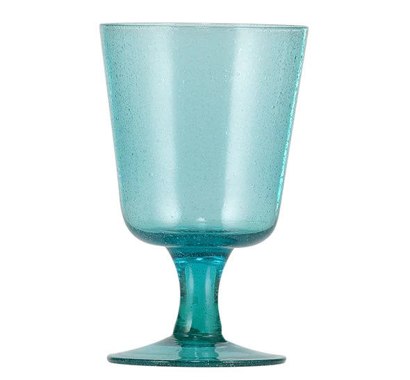 Handblown Recycled Wine Glass, Honey Bird added by Spoak Member