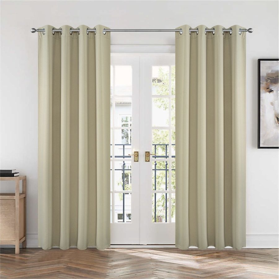 Joydeco Blackout Curtains Thermal Insulated Long Curtains& Drapes 2 Panels Set Various sizes and colors added by Spoak Member