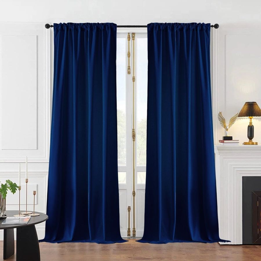 Joydeco Luxury Velvet Blackout Curtains - Thermal Insulated & Rod Pocket added by Spoak Member