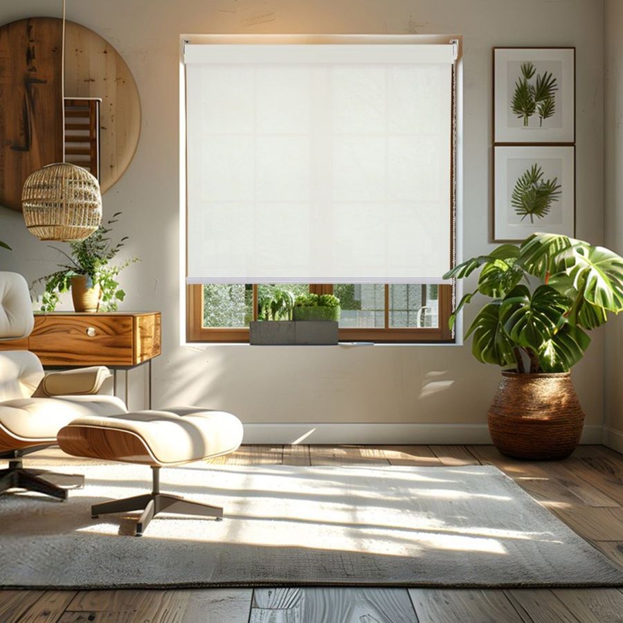 Joydeco Custom Motorization Sheer Weave Solar Shades added by Spoak Member
