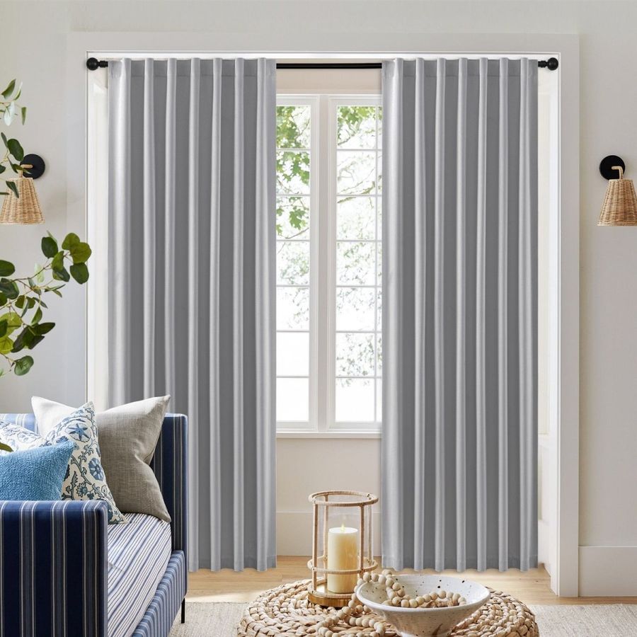 Joydeco Blackout Curtains Back Tab/Rod Pocket 100% Blackout Living Room Drapes added by Spoak Member