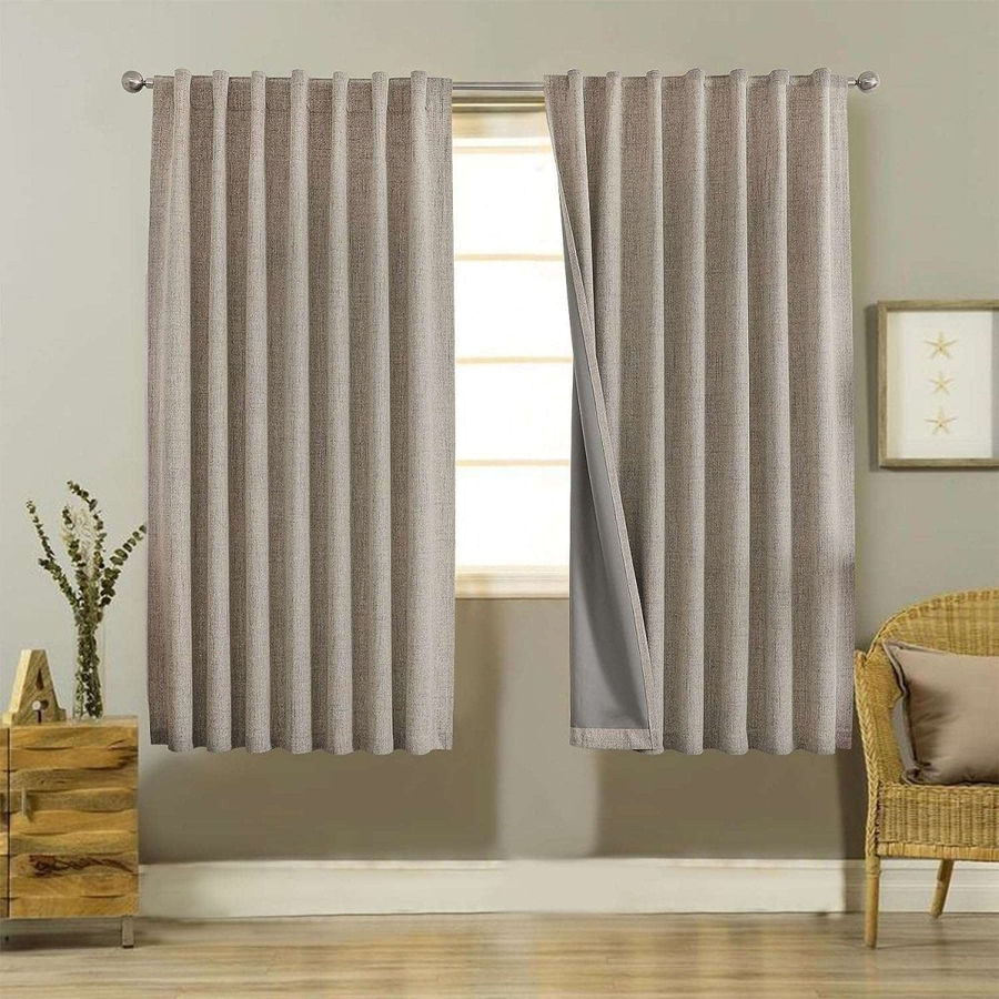 Joydeco 100% Blackout Curtains Linen Curtains for Living Room added by Spoak Member