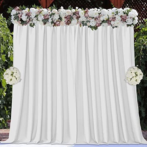 Joydeco Solid Color Royal Backdrop Curtains for Wedding Parties and Photography, 2 Panel Set added by Spoak Member