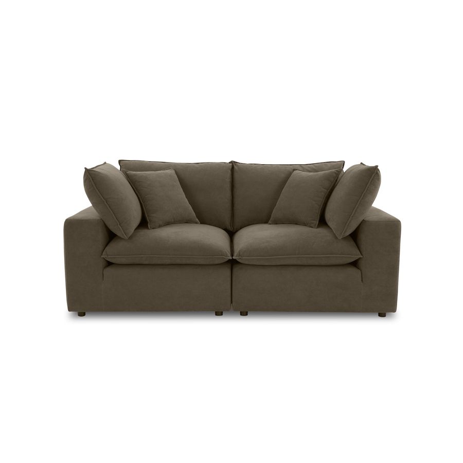Cali Chocolate Brown Performance Velvet Loveseat added by Spoak Member