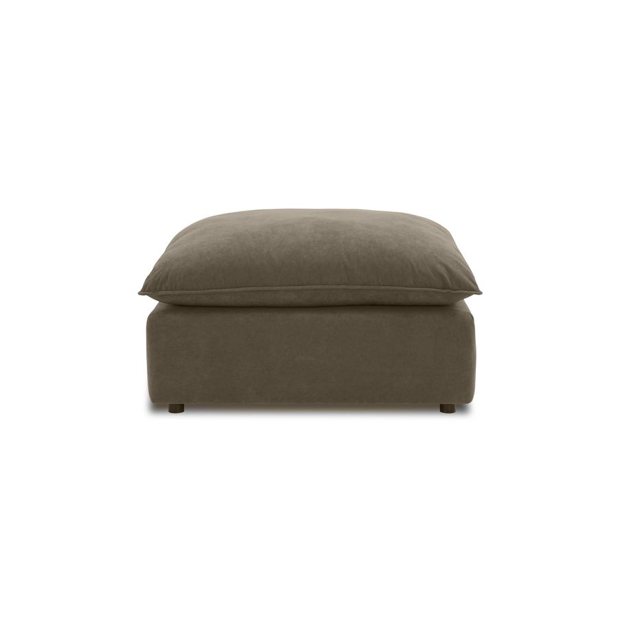 Cali Chocolate Brown Performance Velvet Ottoman added by Spoak Member