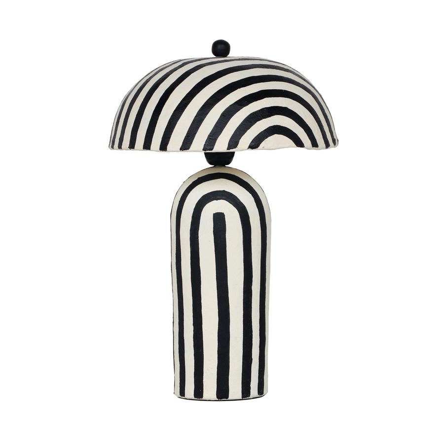 Maiori Striped Papier Mache Table Lamp added by Spoak Member