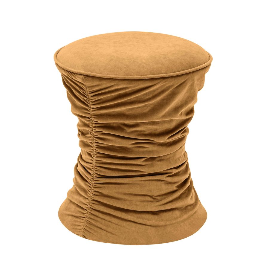 Bounce Ruched Velvet Adjustable Ottoman added by Spoak Member