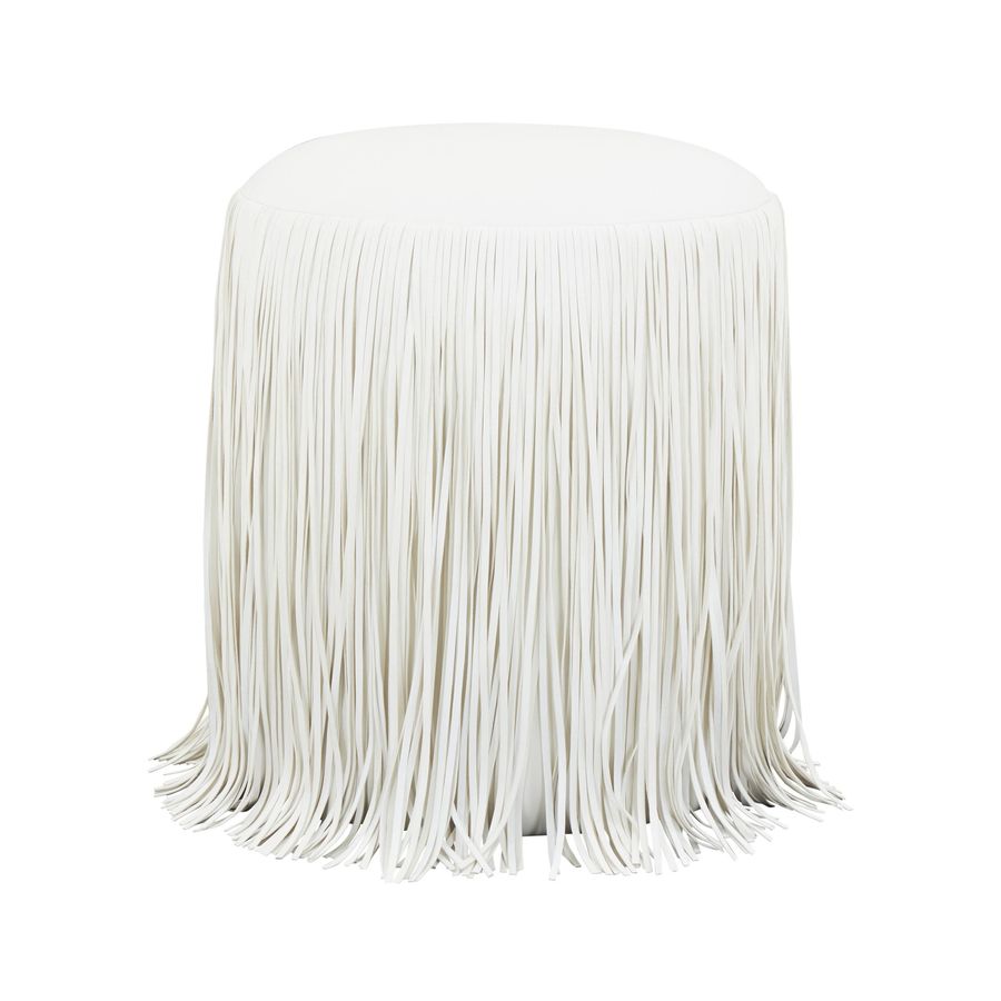 Shag Me Performance Vegan Leather Ottoman added by Spoak Member