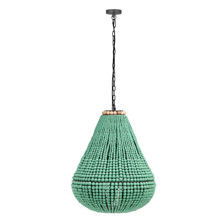 Palani Green Wooden Bead Chandelier added by Spoak Member