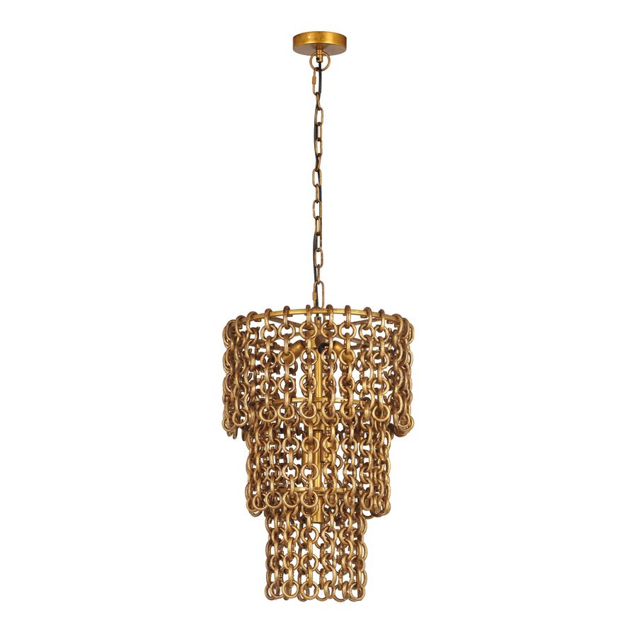 Nirsa Brass Chain Link 3-Tier Chandelier added by Spoak Member