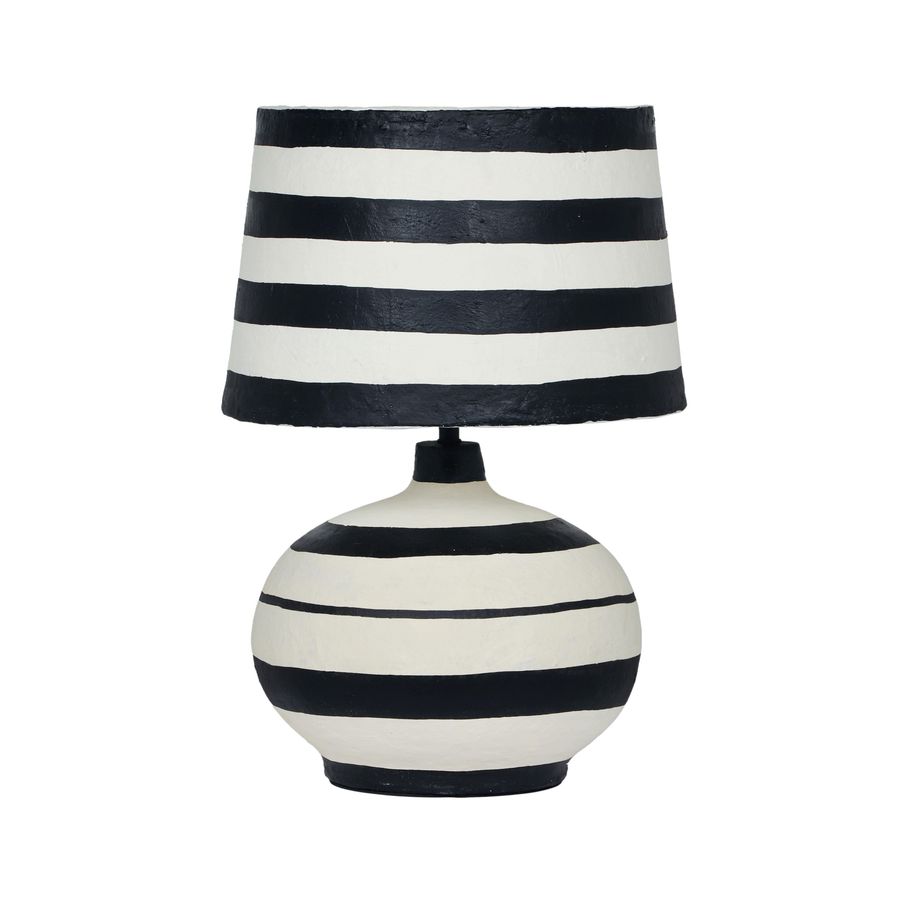 Positano Striped Papier Mache Table Lamp added by Spoak Member
