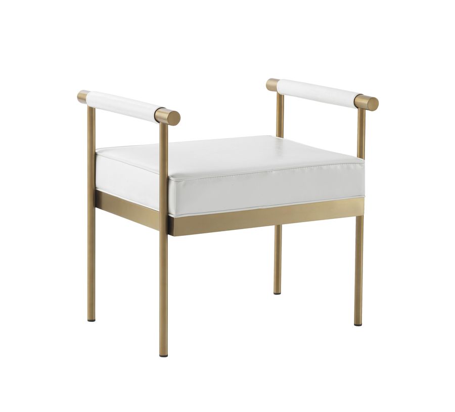 Diva White Performance Vegan Leather Bench added by Spoak Member