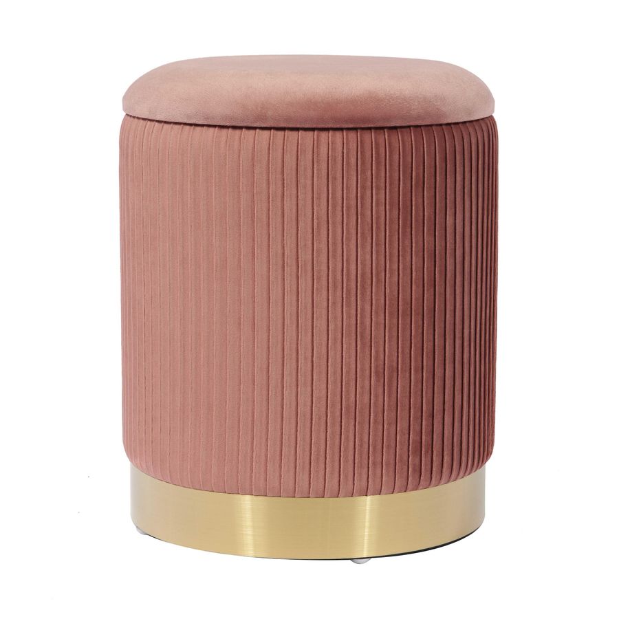 Zoe Velvet Storage Ottoman added by Spoak Member