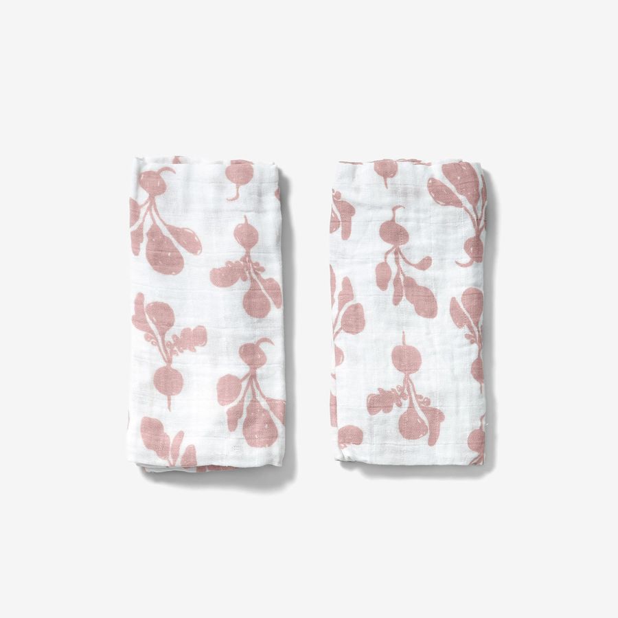 Burp Cloth Set - Radish | Mauve added by Spoak Member