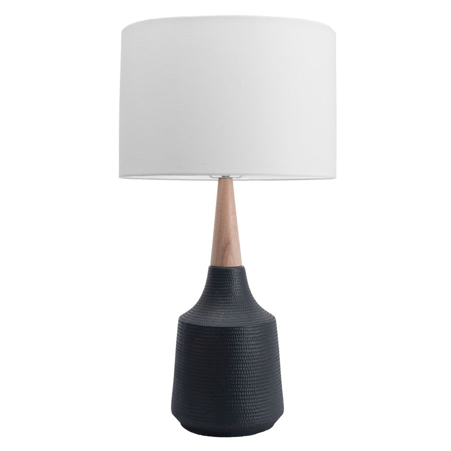 28-inch Jenna Ceramic Table Lamp | Black added by Spoak Member
