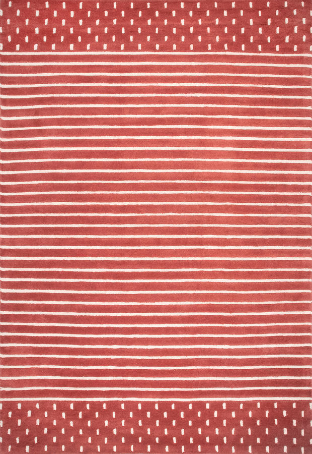 Mandia Striped Rug | Brick added by Spoak Member