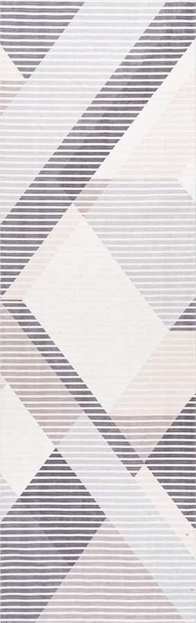 Effie Washable Pinstriped Rug | Beige added by Spoak Member
