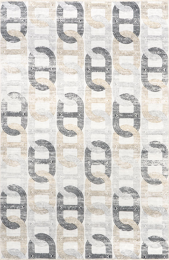 Kadenza Washable Chain-Link Rug | Beige added by Spoak Member