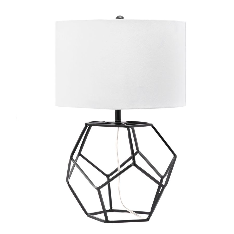 21-inch Iron Wire Framed Globe Table Lamp | Black added by Spoak Member