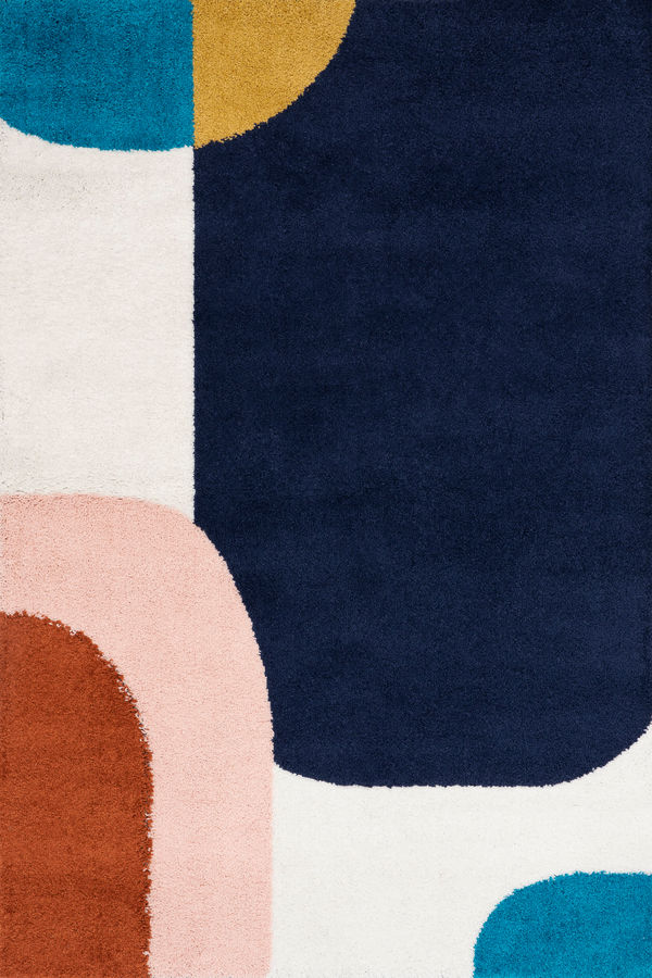 Kathyrn Shag Shapes Rug | Blue added by Spoak Member