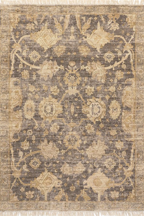 Marigold Tasseled Rug | Dark Brown added by Spoak Member