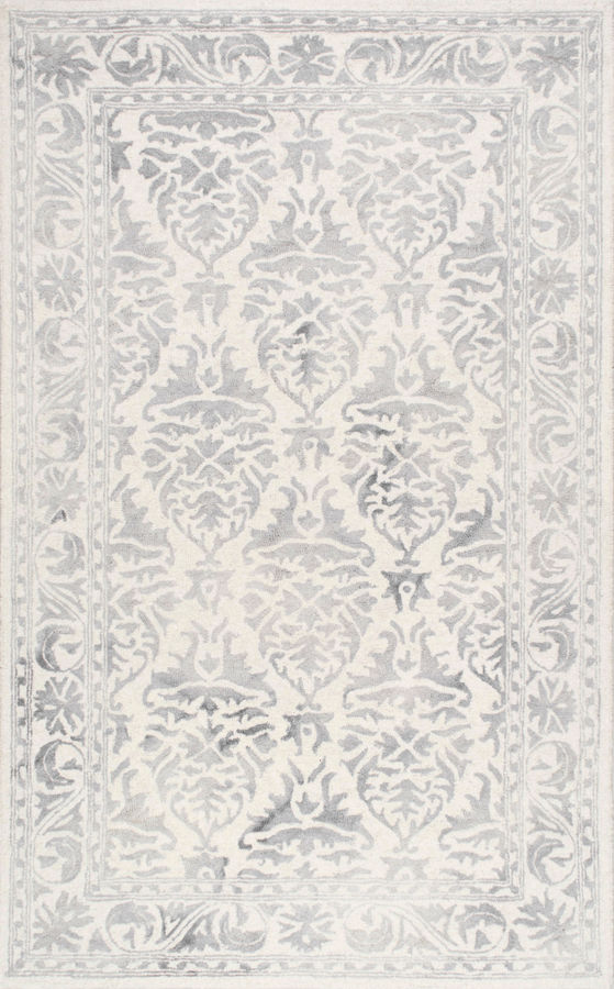 Damask Border Rug | Grey added by Spoak Member