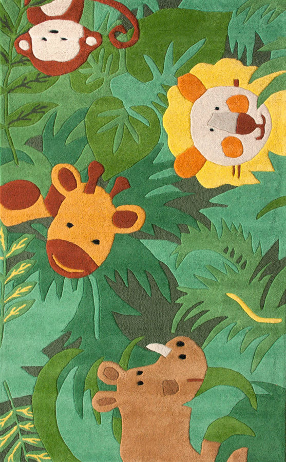 Safari Friends Rug | Green added by Spoak Member