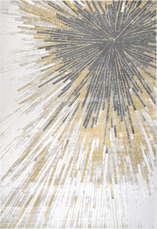 Alessia Splash Abstract Rug | Gold added by Spoak Member