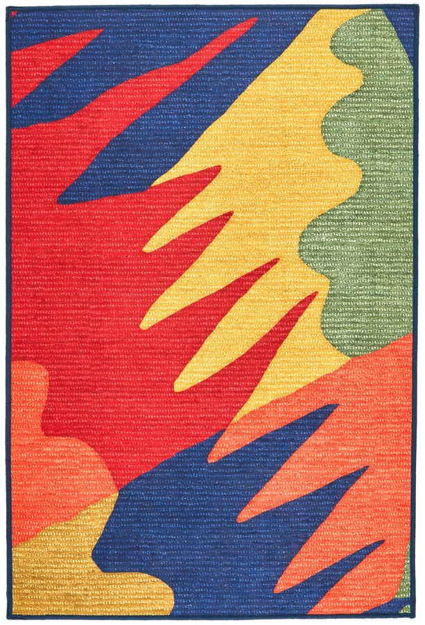Graphic Machine Washable Rug | Multi added by Spoak Member