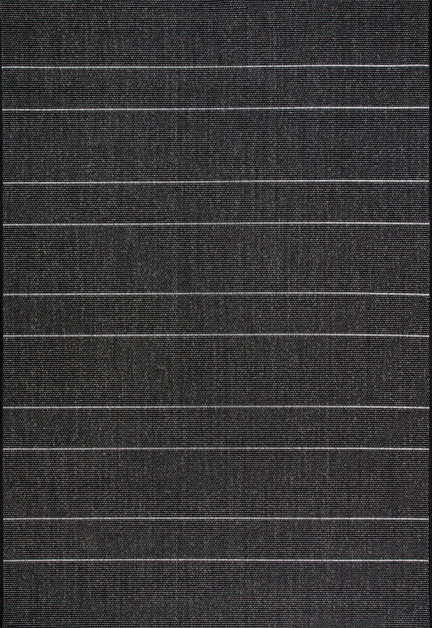 Venetian Pinstripes Indoor/Outdoor Rug | Black added by Spoak Member