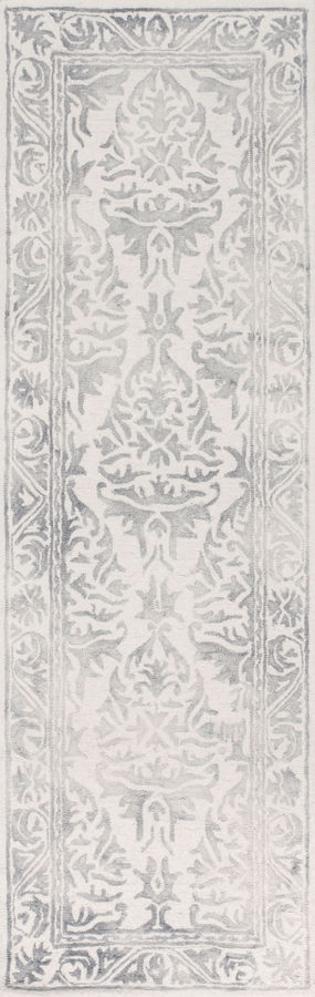 Damask Border Rug | Grey added by Spoak Member