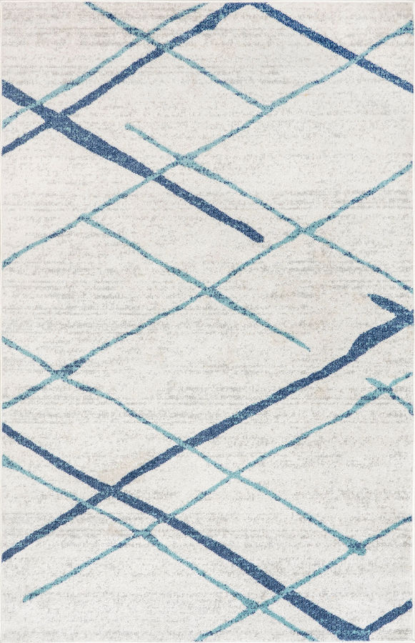Broken Lattice Rug | Light Blue added by Spoak Member