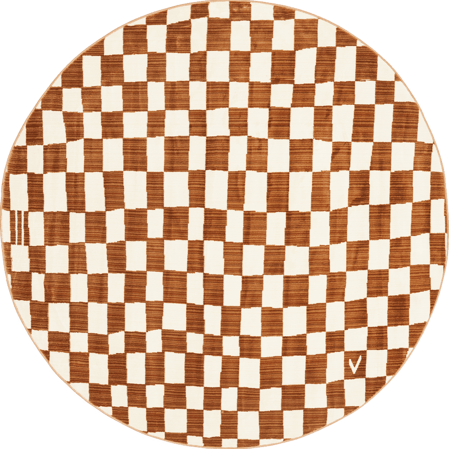 Rasali Checkered Box Rug | Orange added by Spoak Member
