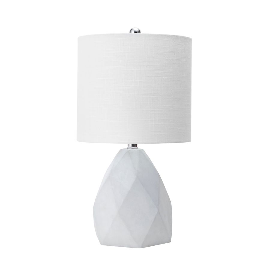 21-inch Polished Cement Dome Table Lamp | Light Grey added by Spoak Member