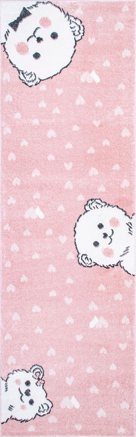Blushing Bears Nursery Rug | Pink added by Spoak Member