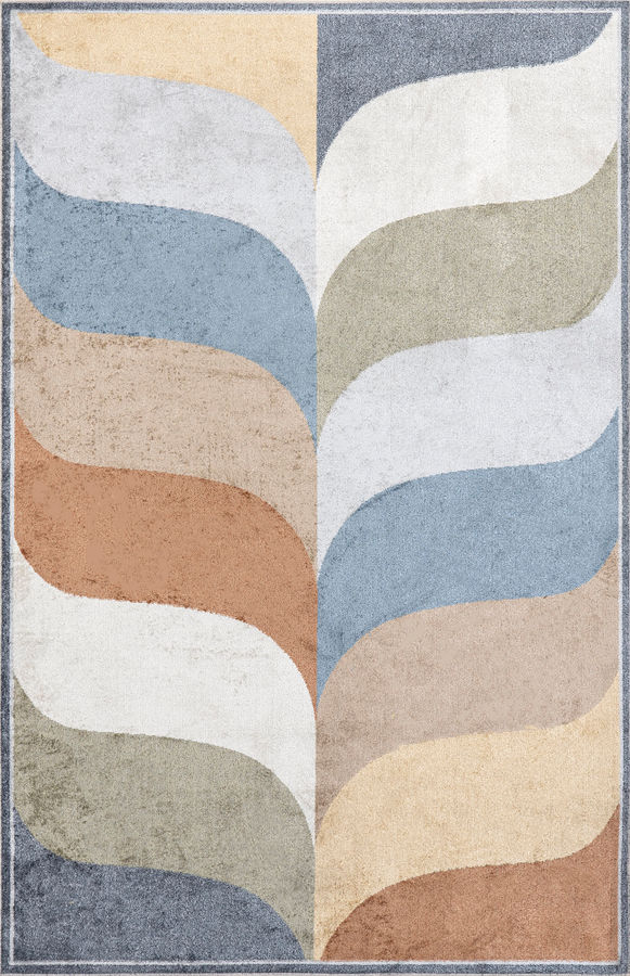 Firenzia Colorful Traverse Washable Rug | Multicolor added by Spoak Member
