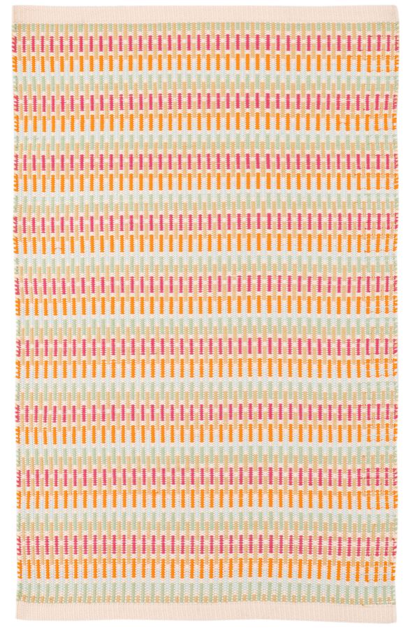 Candy Stripe Handwoven Indoor/Outdoor Rug | Multi added by Spoak Member