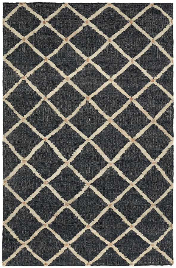 Kali Handwoven Jute Rug | Black added by Spoak Member