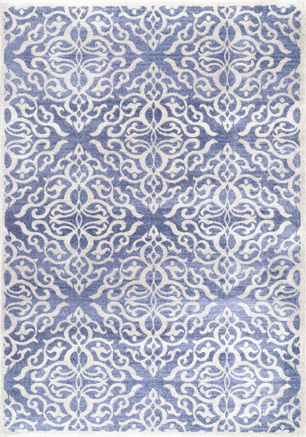 Wrought Iron Trellis Rug | Blue added by Spoak Member