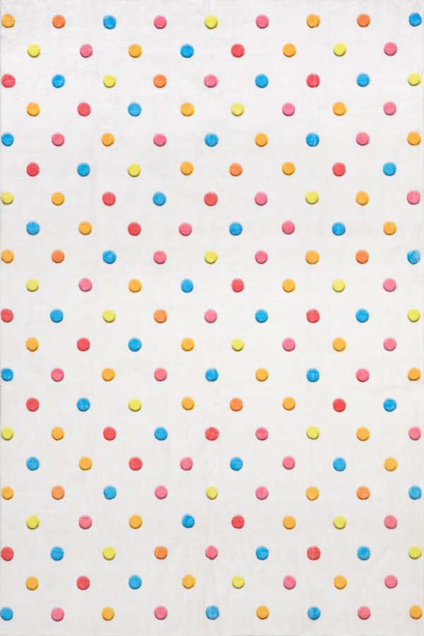 Aviva Kids Washable Dotted Rug | Multicolor added by Spoak Member