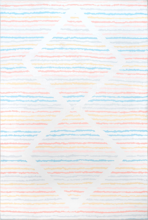 Kids Prismatic Striped Rug | Multicolor added by Spoak Member