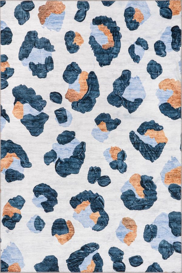 Viola Washable Brush Strokes Rug | Blue added by Spoak Member