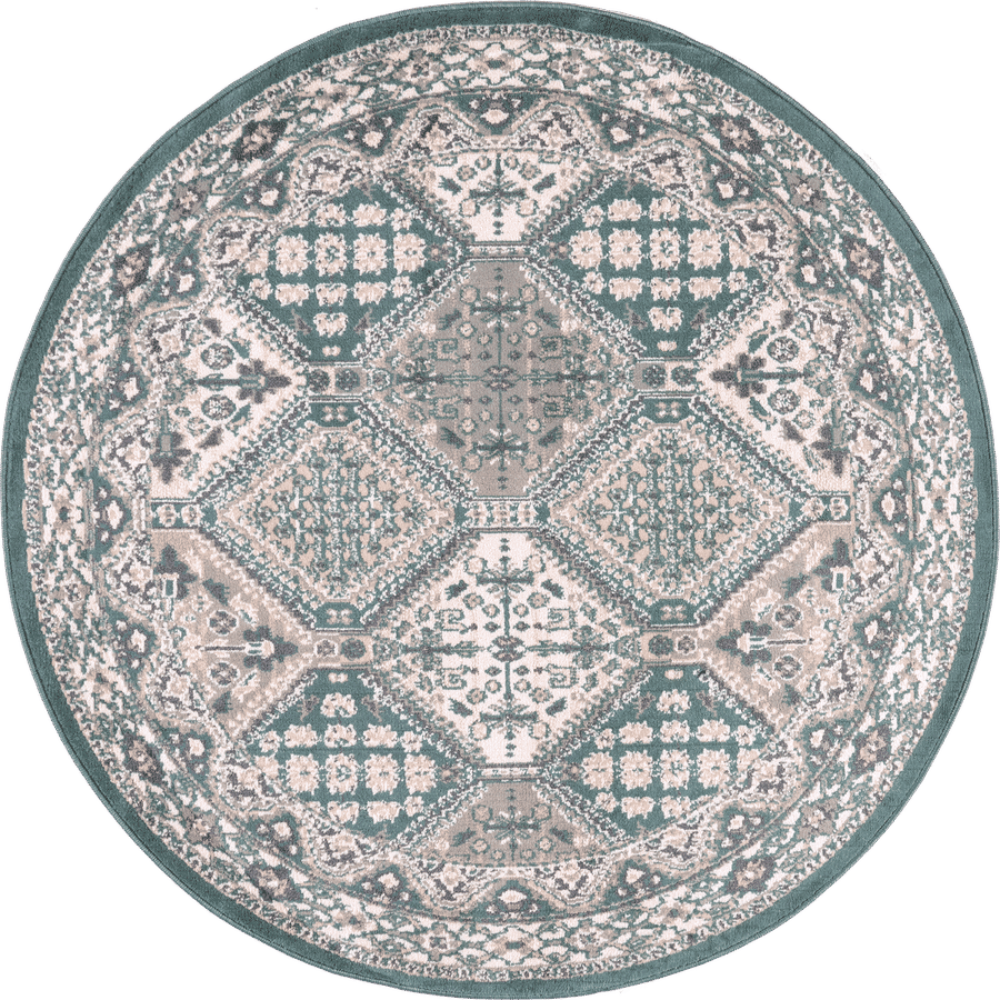Melange Tiles Rug | Blue added by Spoak Member