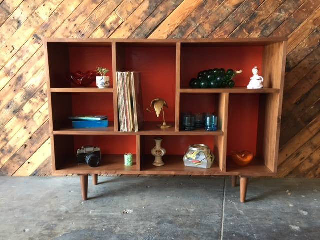 Mid Century Style Walnut Bookshelf added by Spoak Member