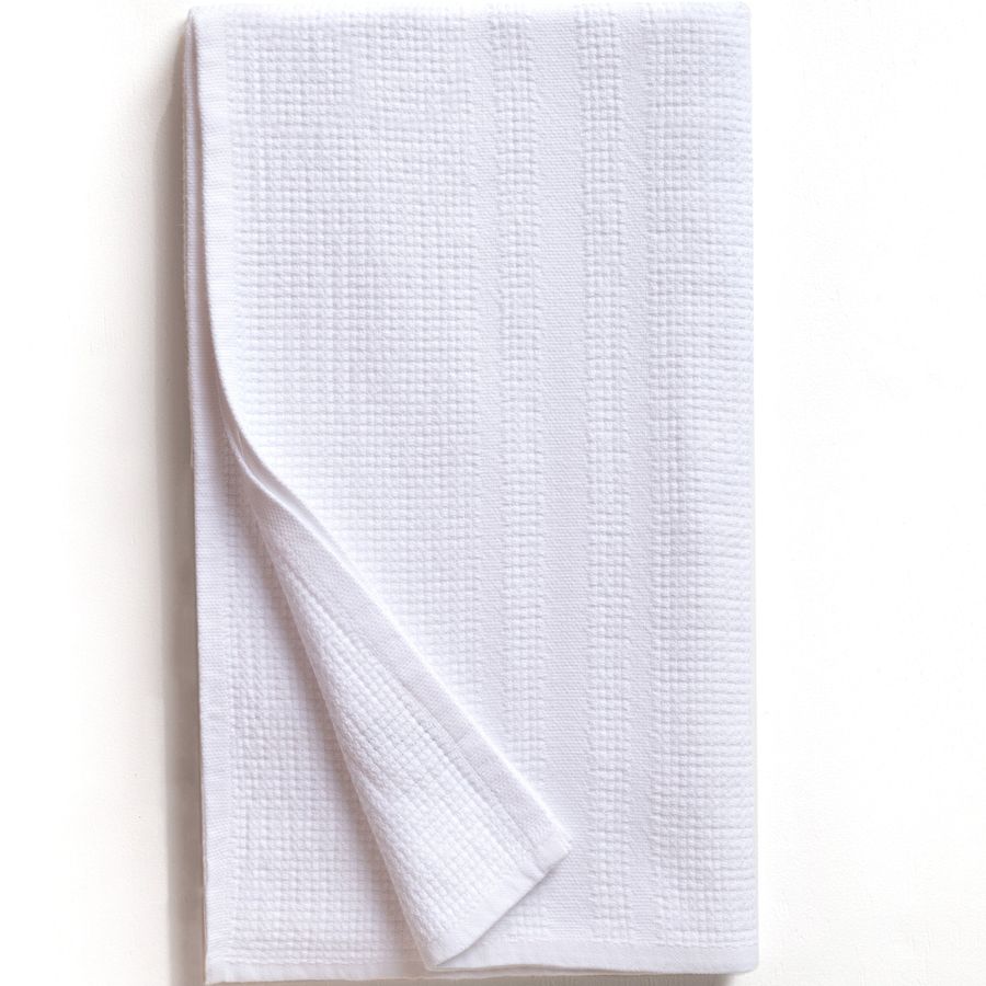 Organic Block Rib Bath Towel - White added by Spoak Member