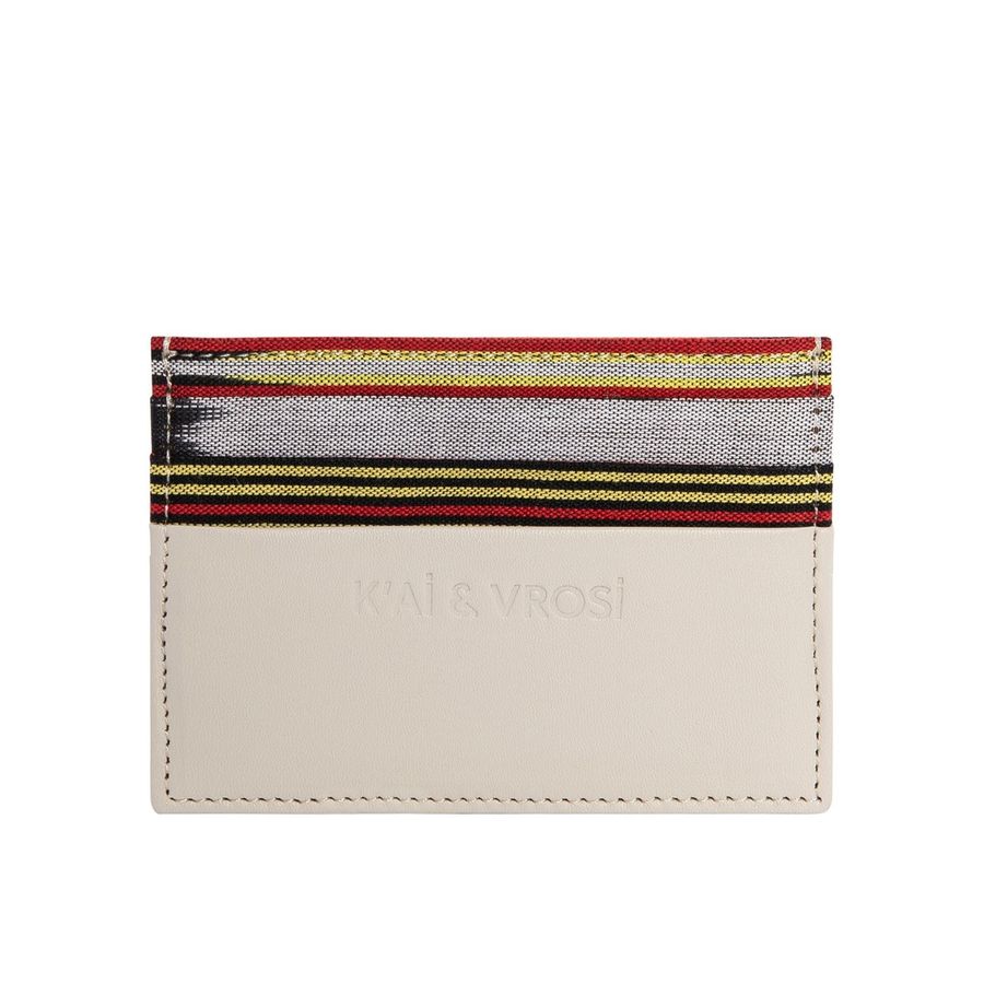 Cream Leather Canvas Cardholder added by Spoak Member
