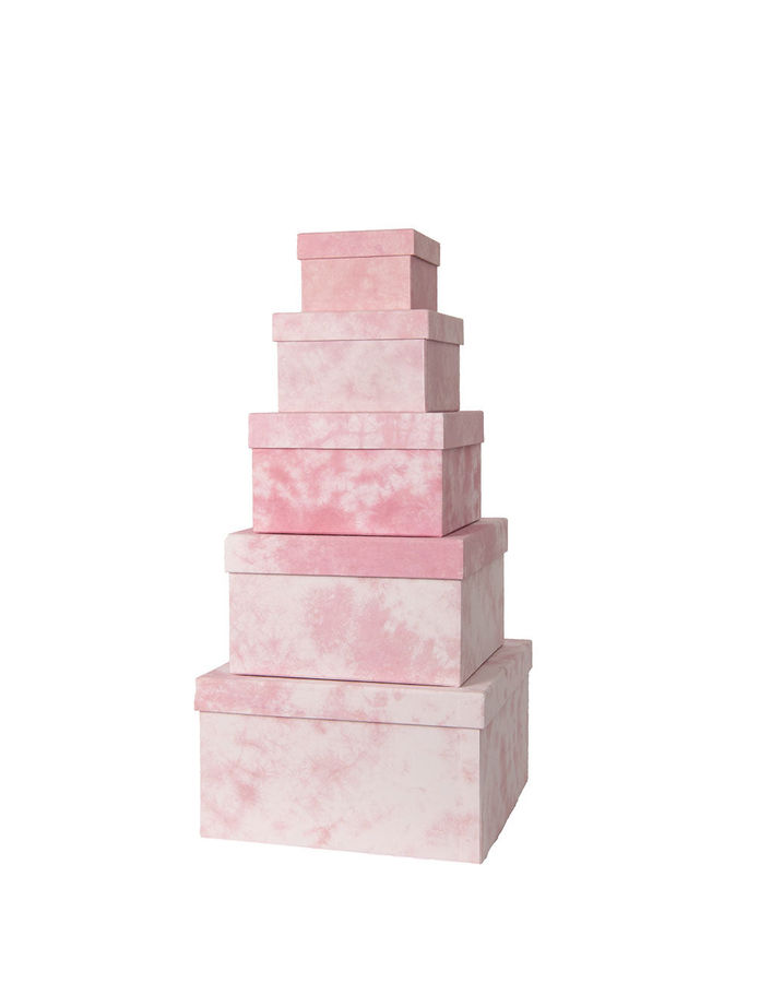 Naturally Dyed Square Box - Blush Tie Dye added by Spoak Member