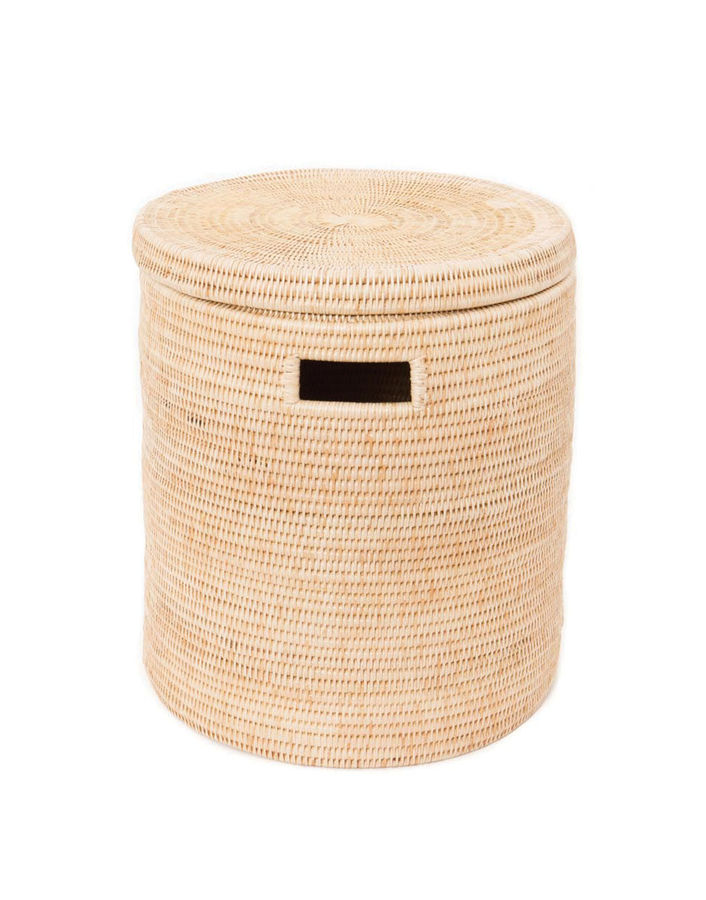 Rattan Lidded Hamper - Natural added by Spoak Member