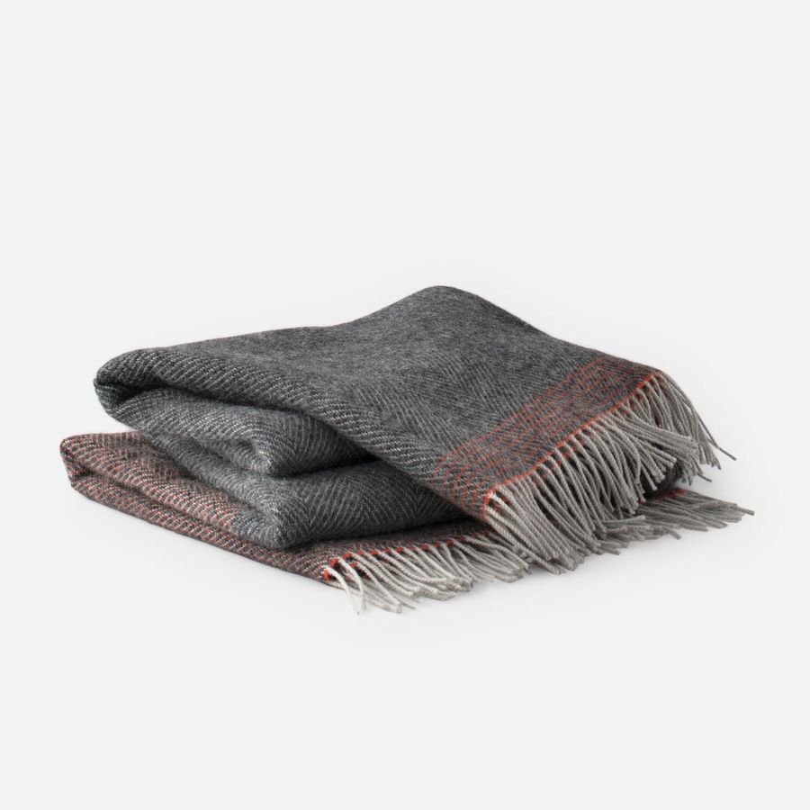Striped Herringbone Wool Throw added by Spoak Member