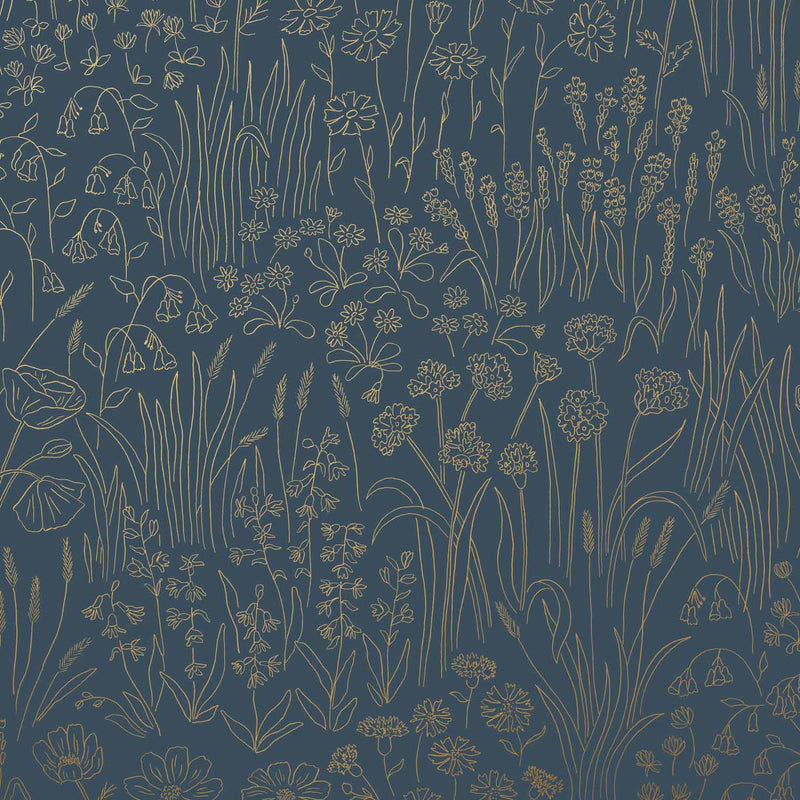Alpine Garden Wallpaper - Tonal added by Darcie Robertson